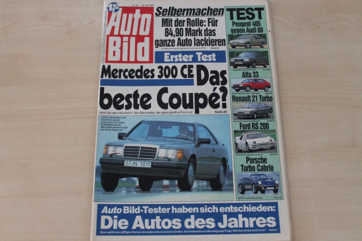 Deckblatt Auto Bild (26/1987)